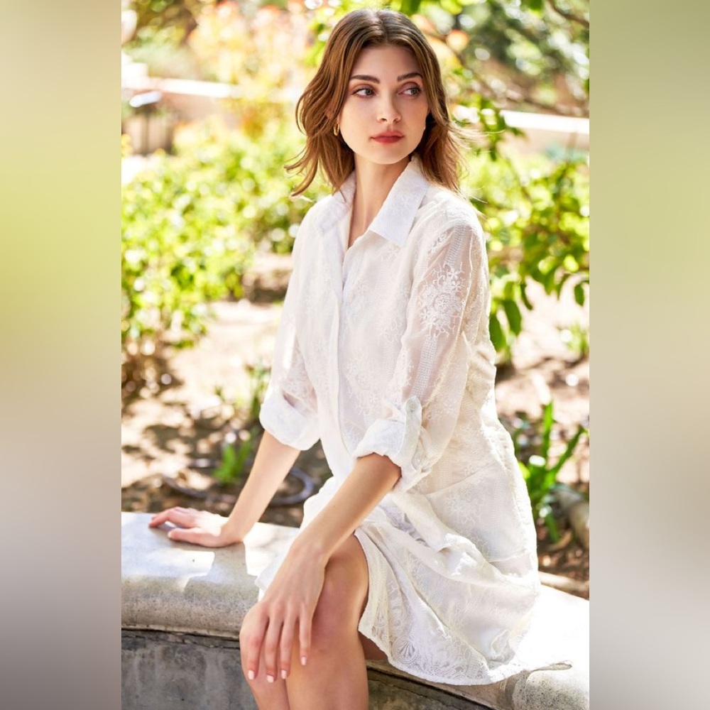 Trish Scully beautifully embroidered top dress